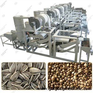 تجهیزات دستگاه پوسته کن دانه کنف